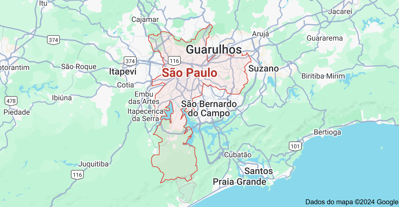 Este é um mapa fictício